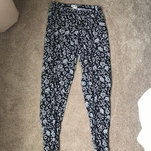 PacSun LA Hearts Black and White Lounge Pants